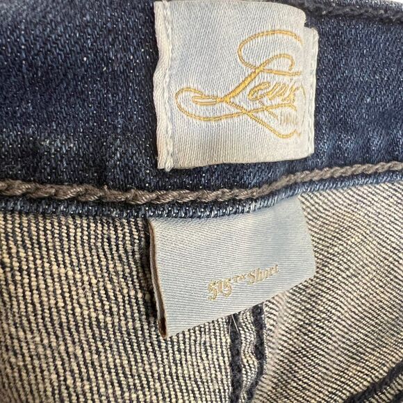 Levi's 515 Short Blue Jean Denim Shorts Size 12 - Picture 11 of 15